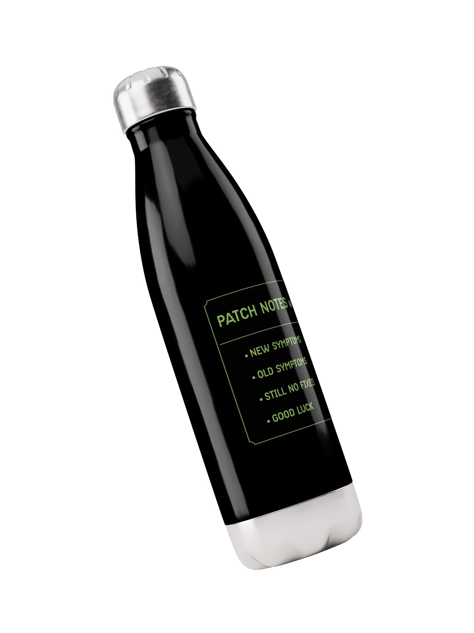 Patch Notes Water Bottle | Chronic Illness & Spoonie Gamer Humor product image (3)