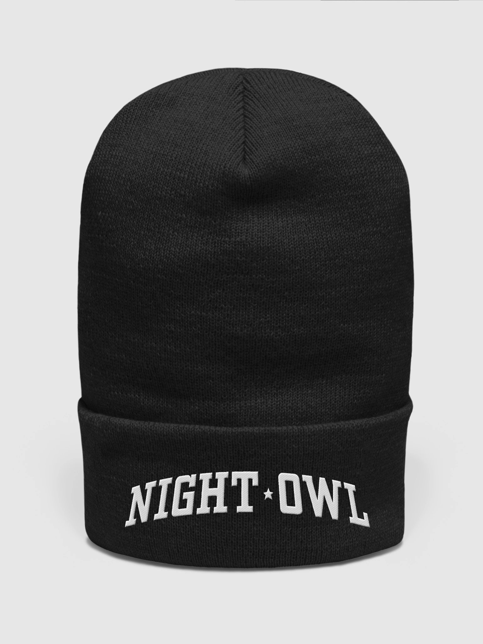 Night Owl (Yupoong Cuffed Beanie) product image (6)