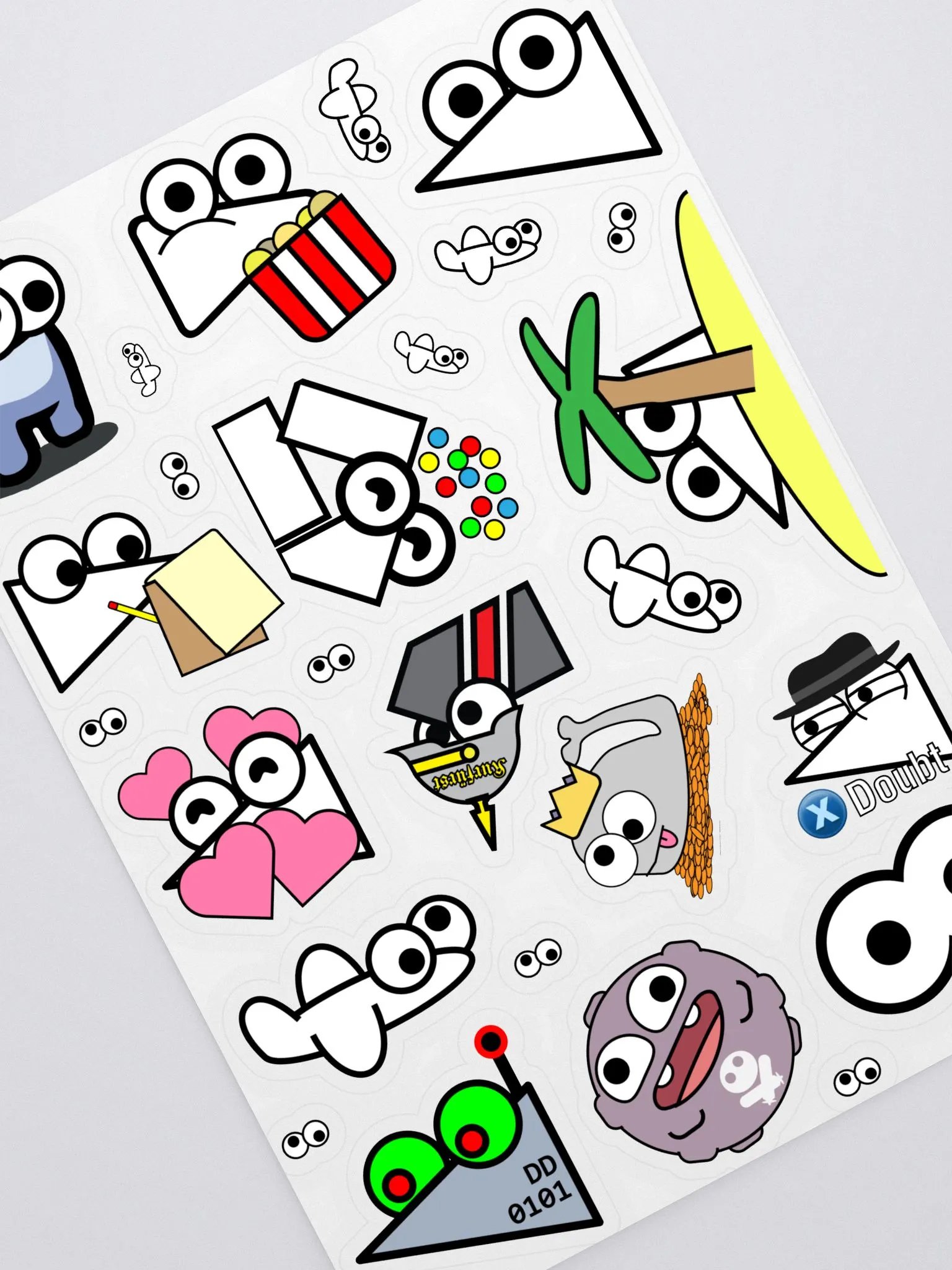 Emote Sticker sheet product image (2)