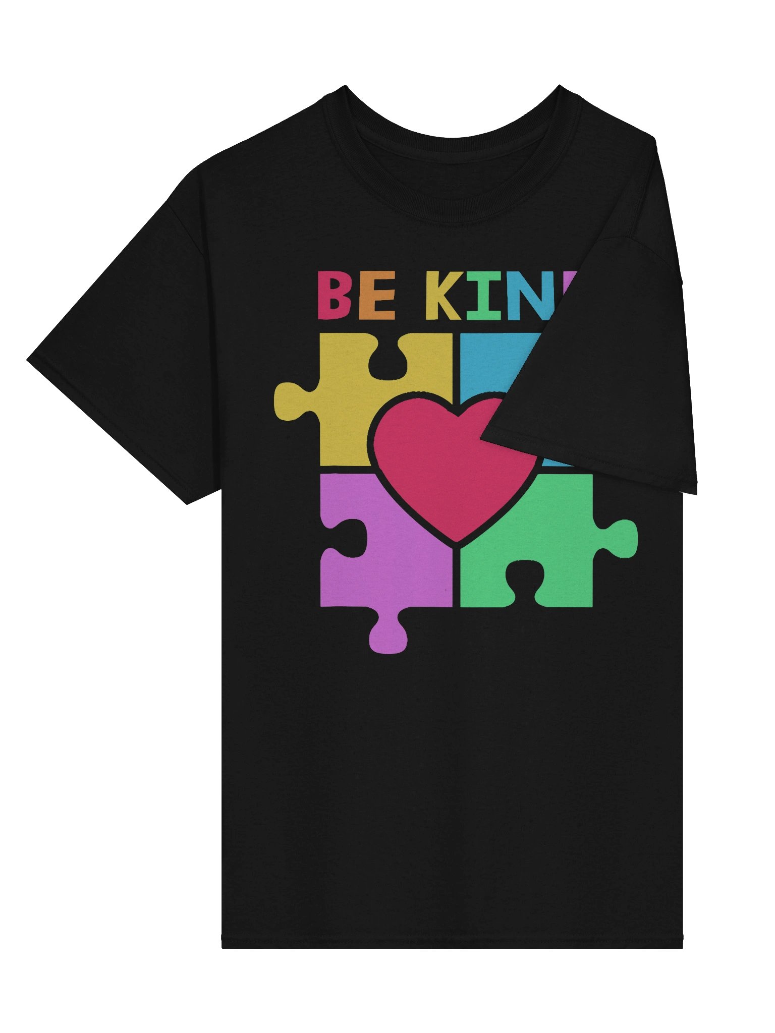 Kindness Puzzle Heart Tee product image (2)