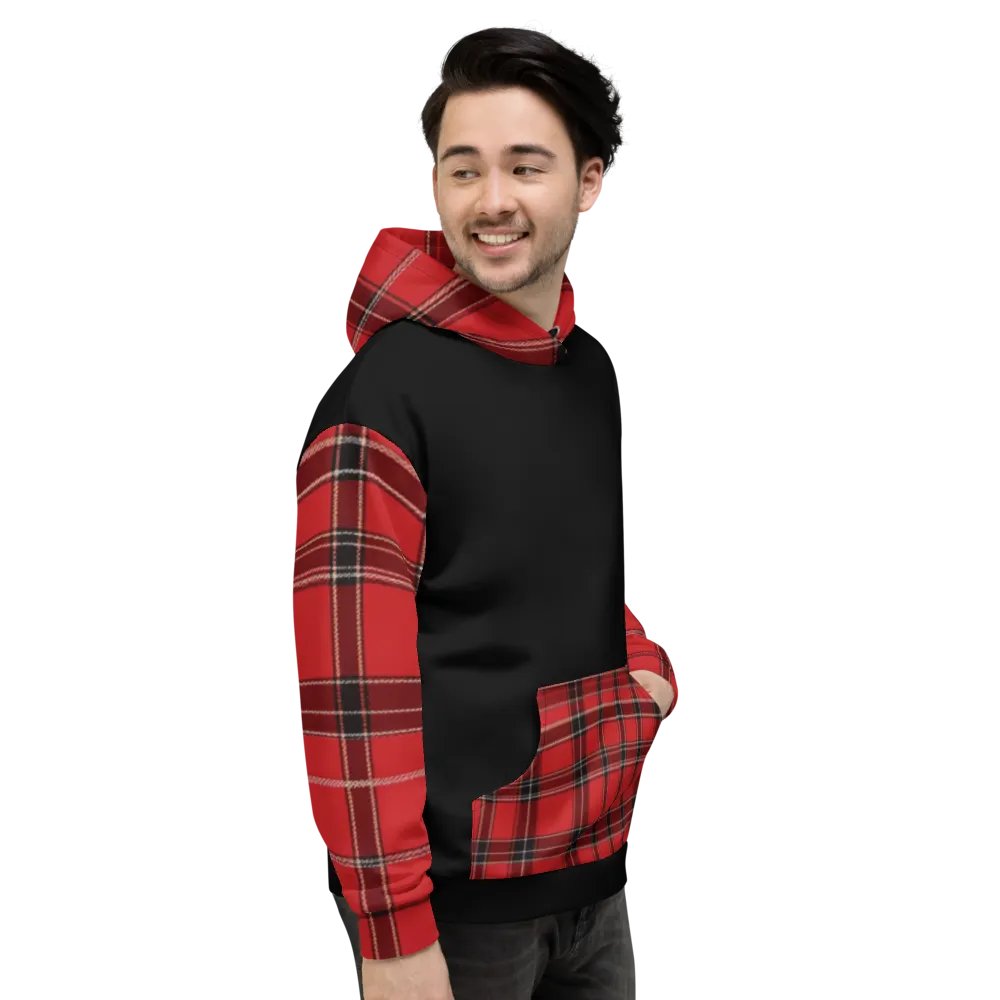 Red Tartan Brit Artz Hoodie product image (8)