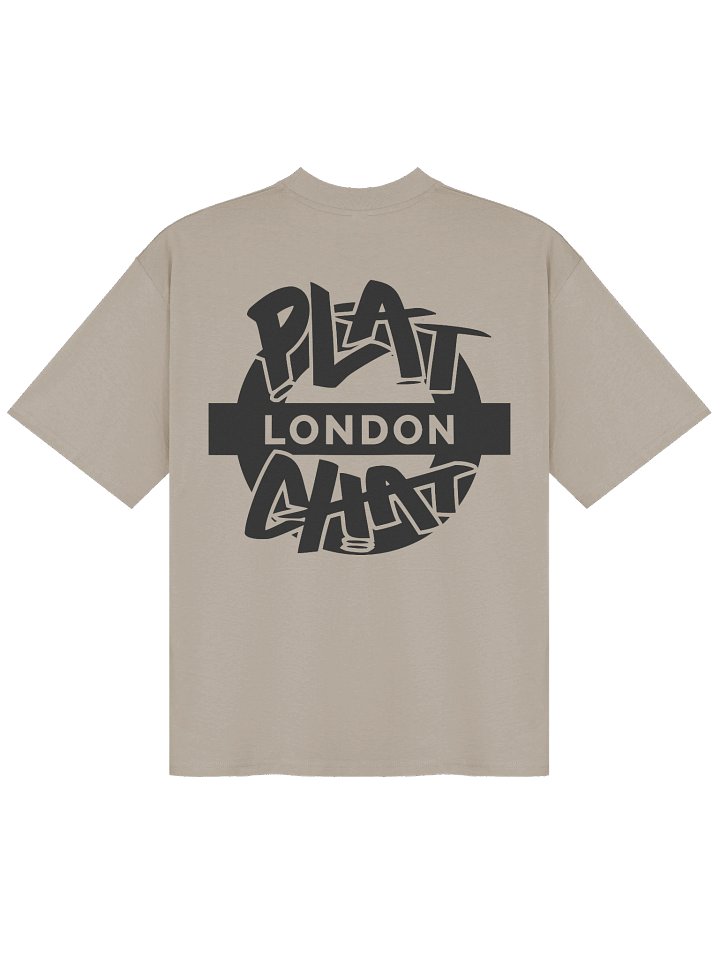 Plat Chat London Black Roundel Oversized Tee product image (1)