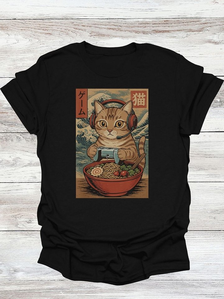 Ramen Cat Gamer T-Shirt product image (1)