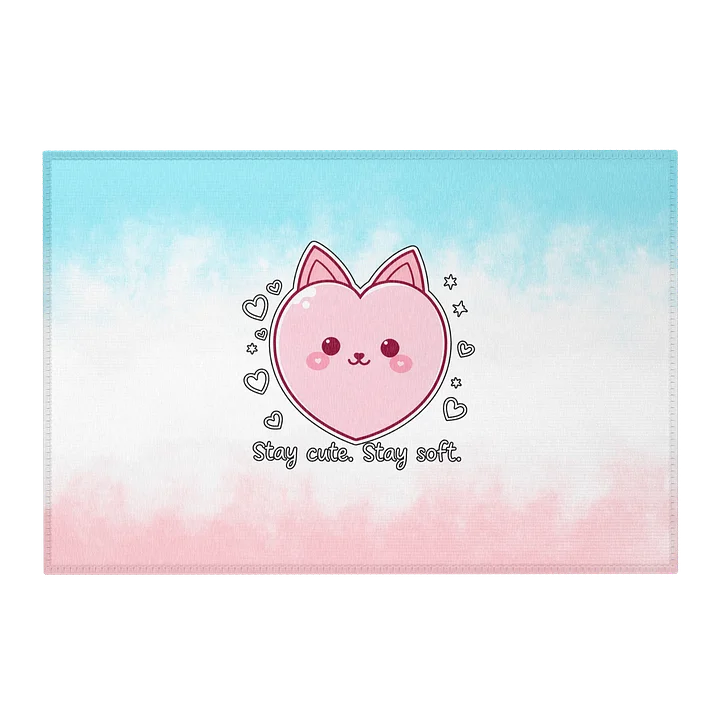 Stay cute. Stay soft. Rug product image (1)