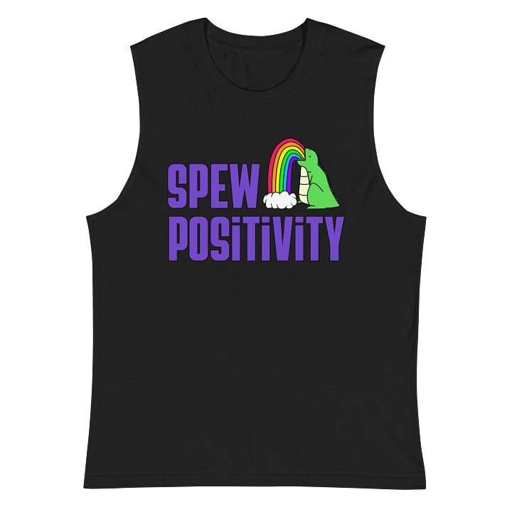Spew Positivity Muscle Tank product image (2)