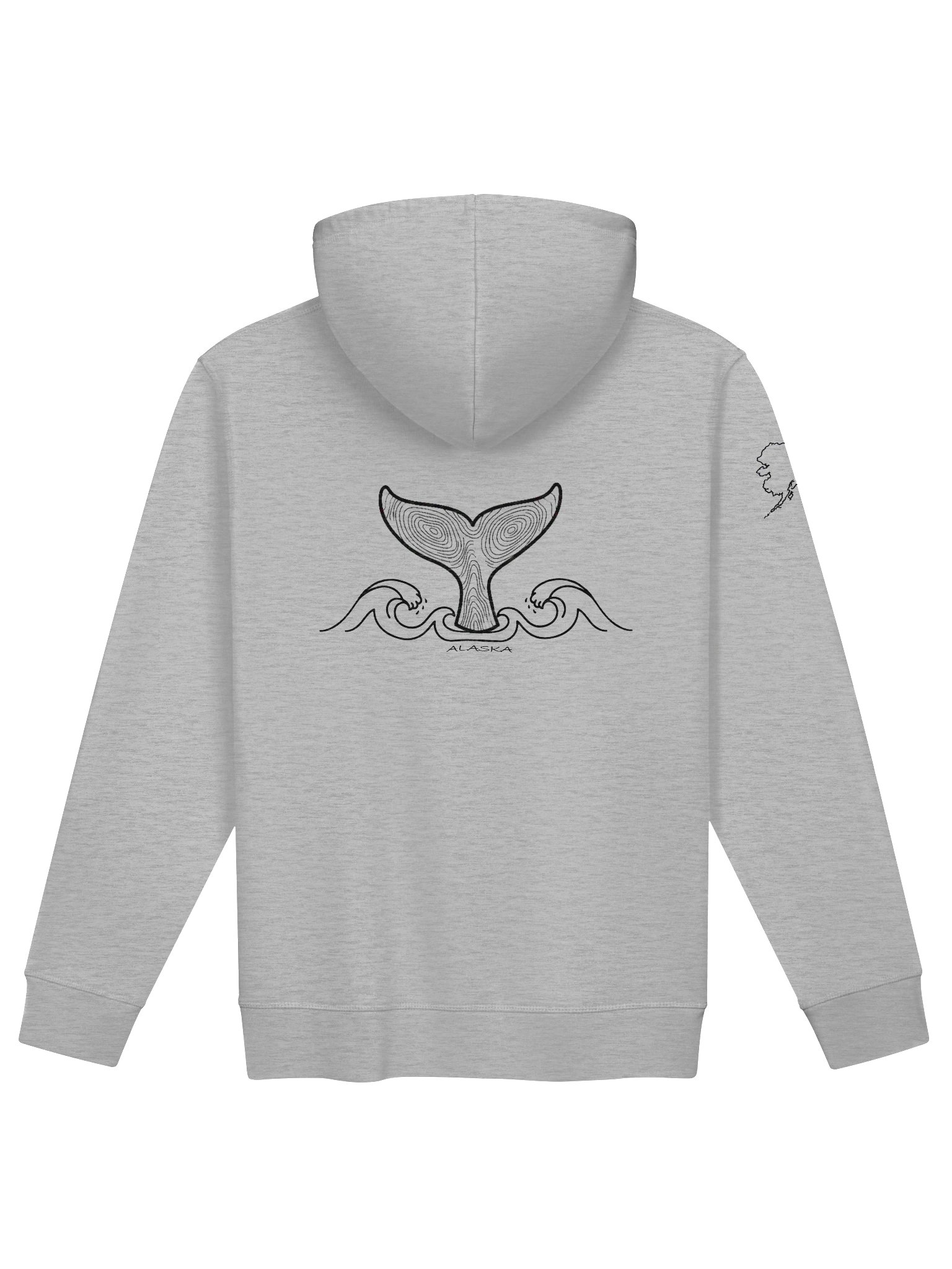DELUXE "WHALE TAIL" SIDE POCKET HOODY product image (4)