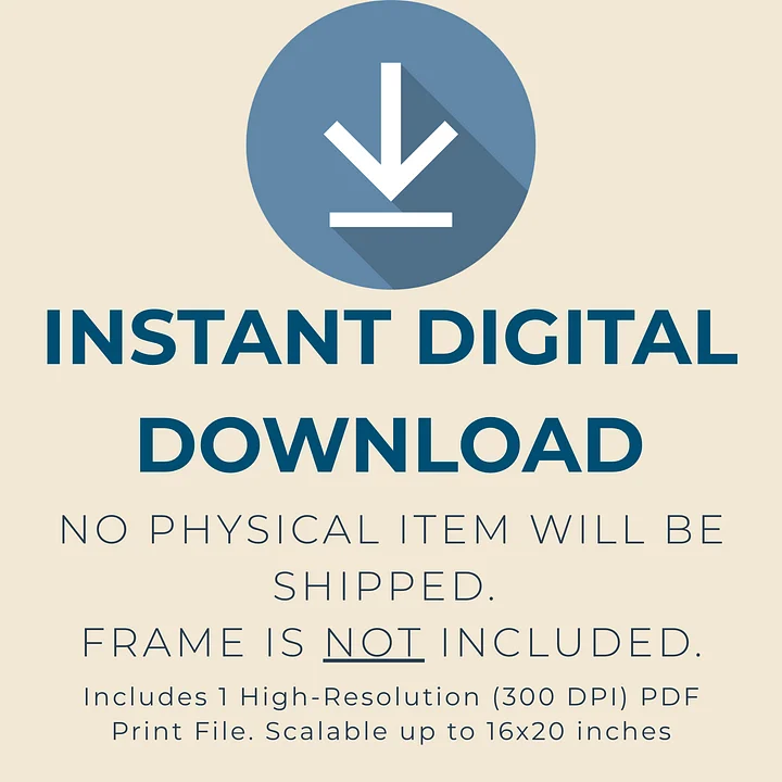 Minimalist Breathing Mantra Wall Art. (Digital Download) product image (2)