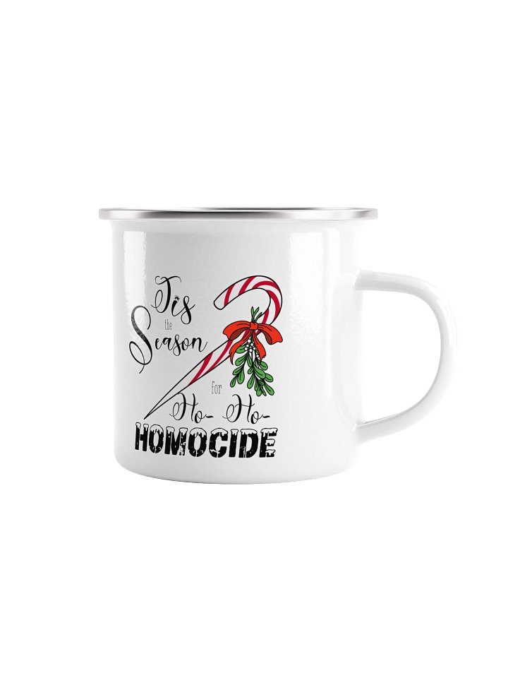 Ho Ho Homicide Enamel Mug product image (1)