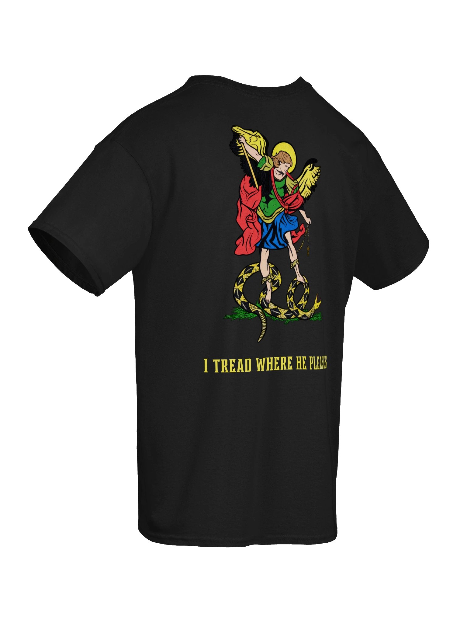 Saint Michael 'I tread where He pleases' - Comfort T-shirt product image (8)