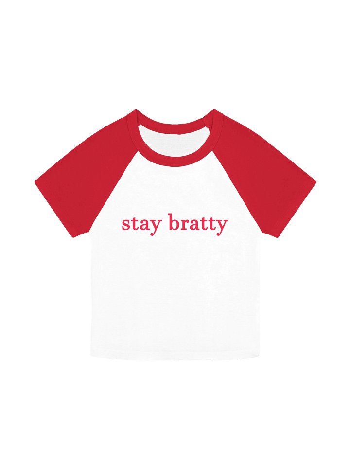 stay bratty baseball crop product image (6)