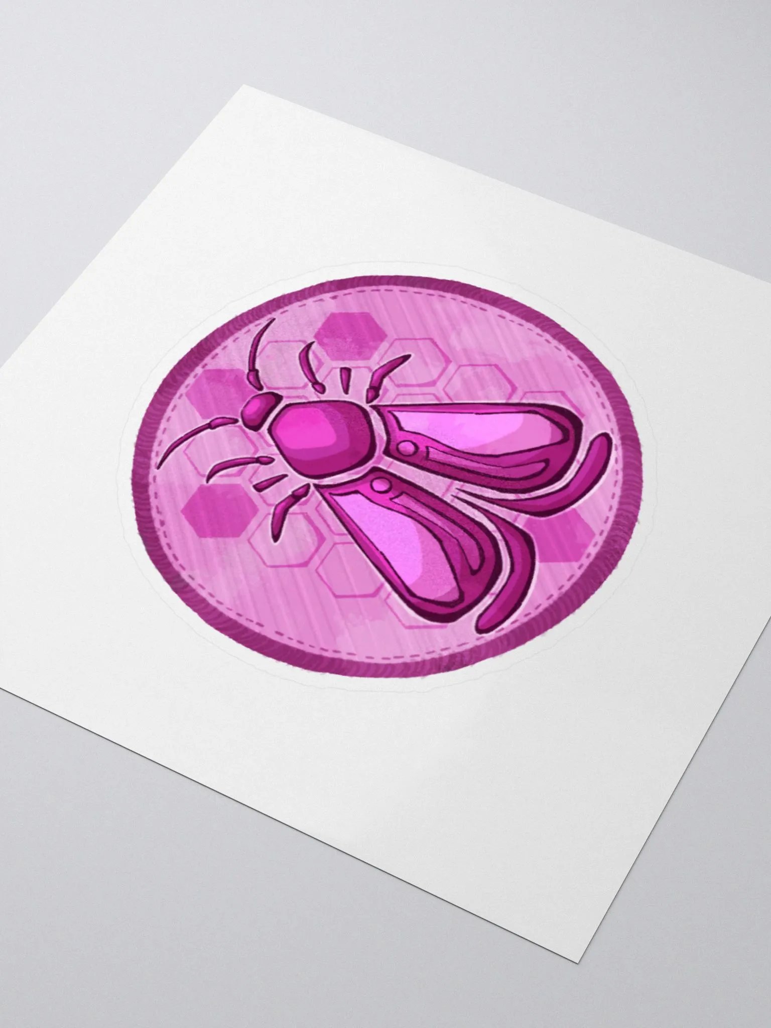 Magenta Moths Sticker product image (3)