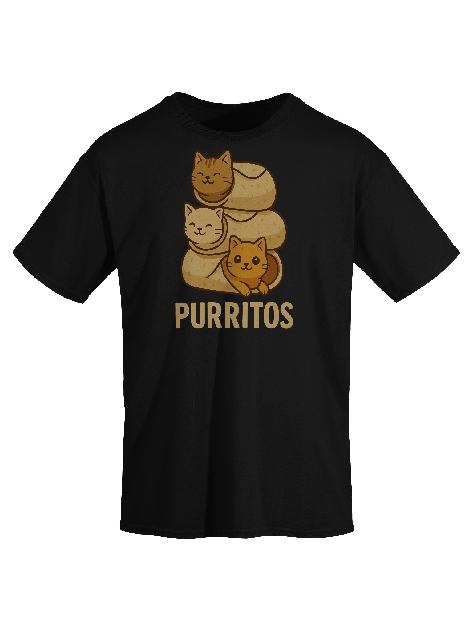 Purritos Cat Burrito Funny T-Shirt – Purrfect for Cat Lovers product image (33)