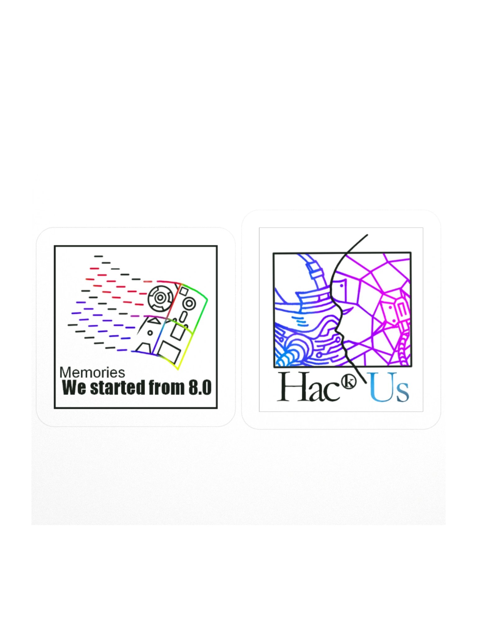 Nostalgic OS Logo Set_White product image (1)