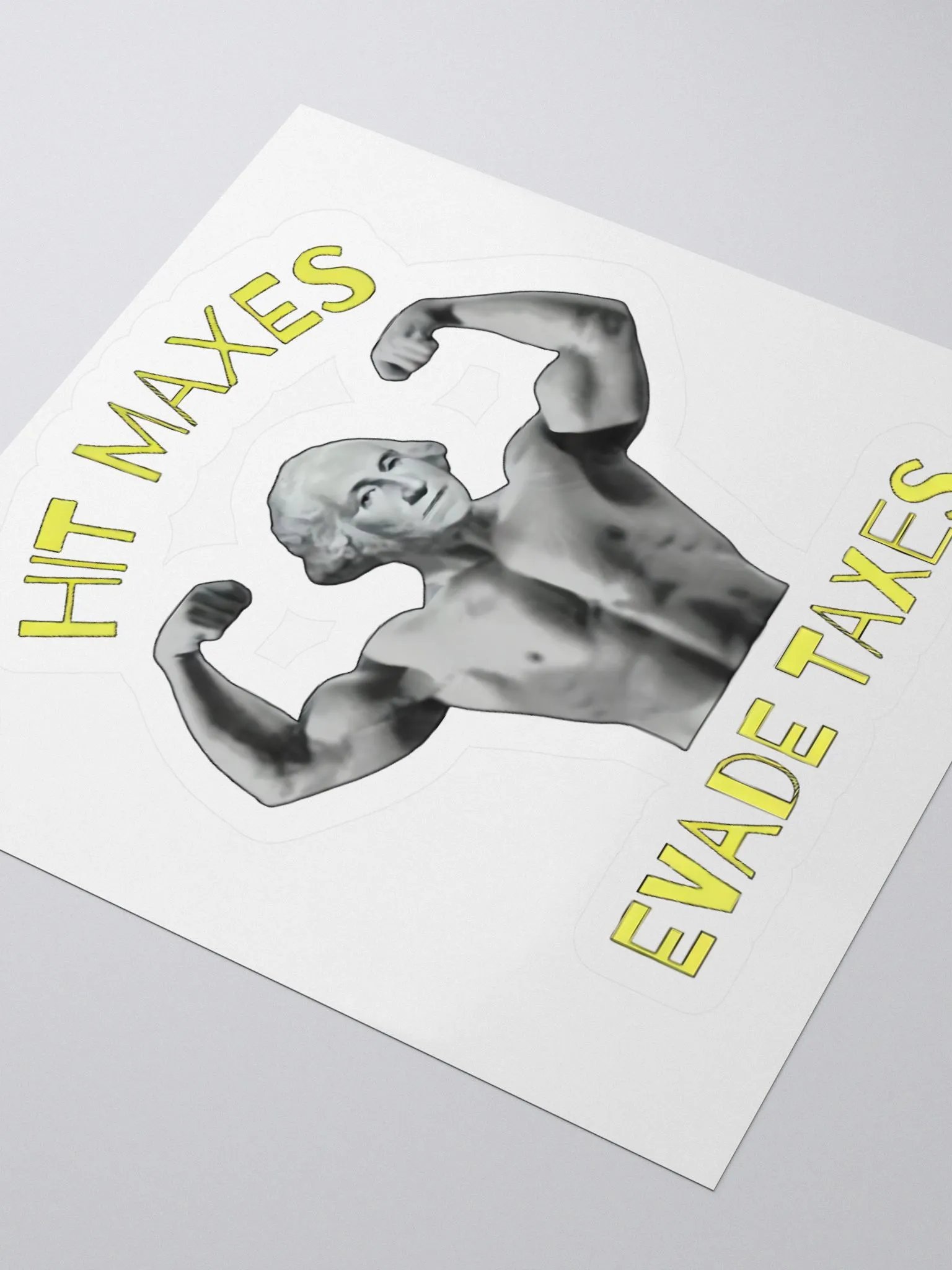 Hit Maxes Evade Taxes Sticker product image (3)