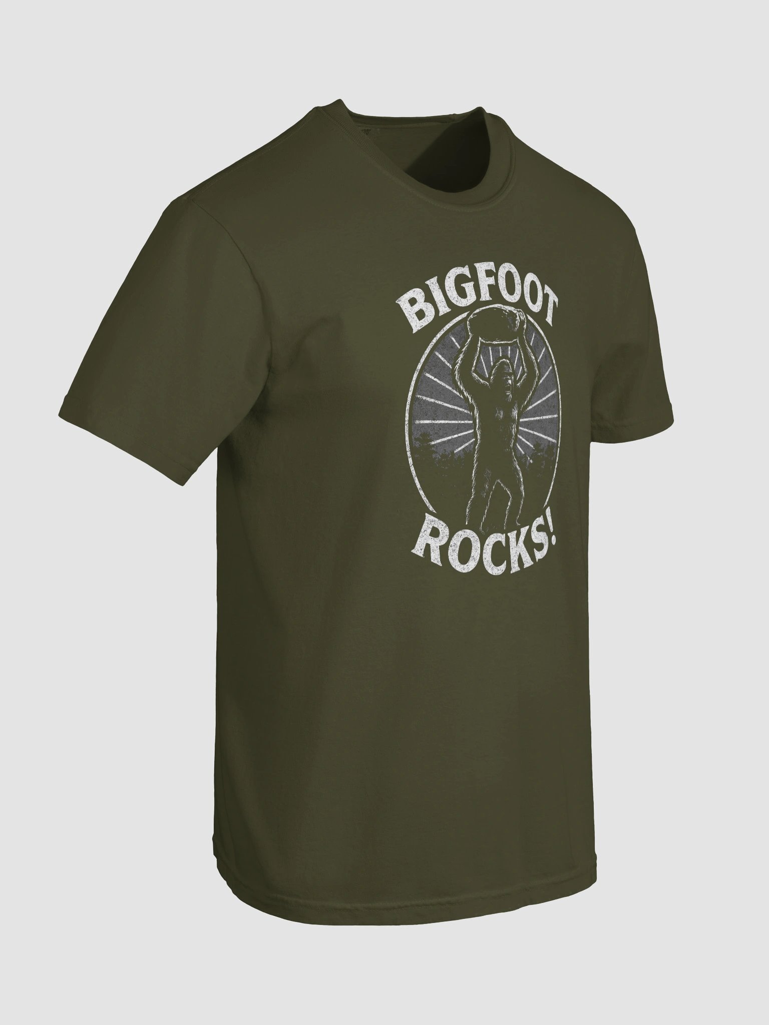 BIGFOOT ROCKS (Rock Thrower) Shirt product image (69)