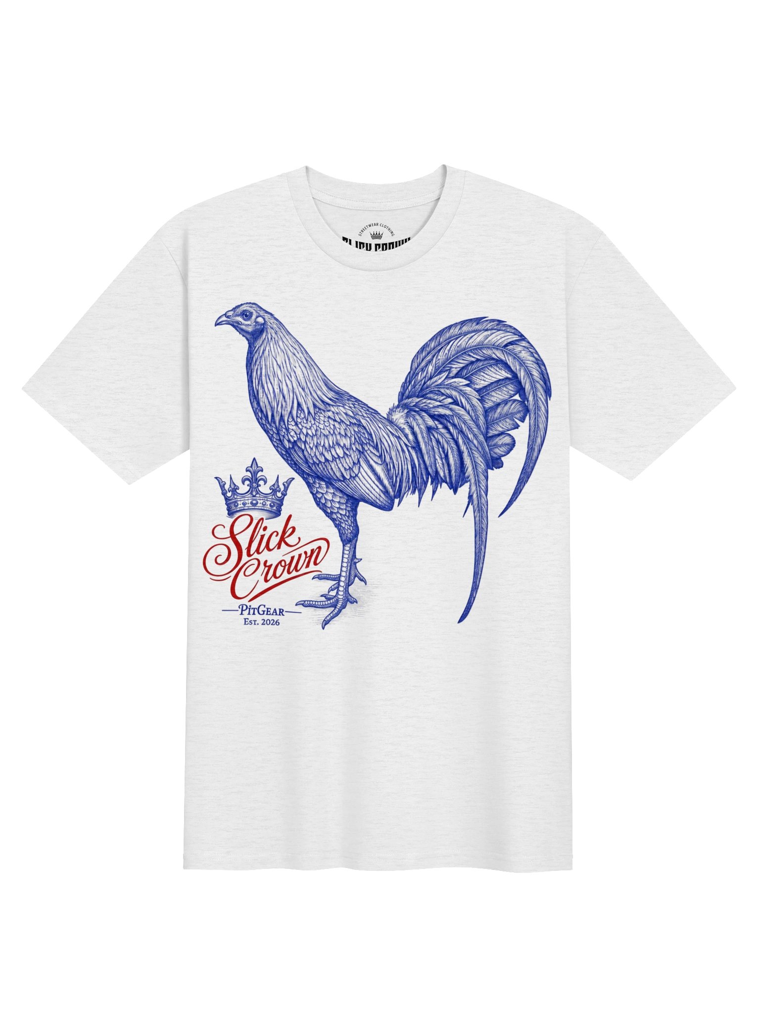 "Slick Crown blue Gamecock" Premium Heavyweight Tee product image (1)
