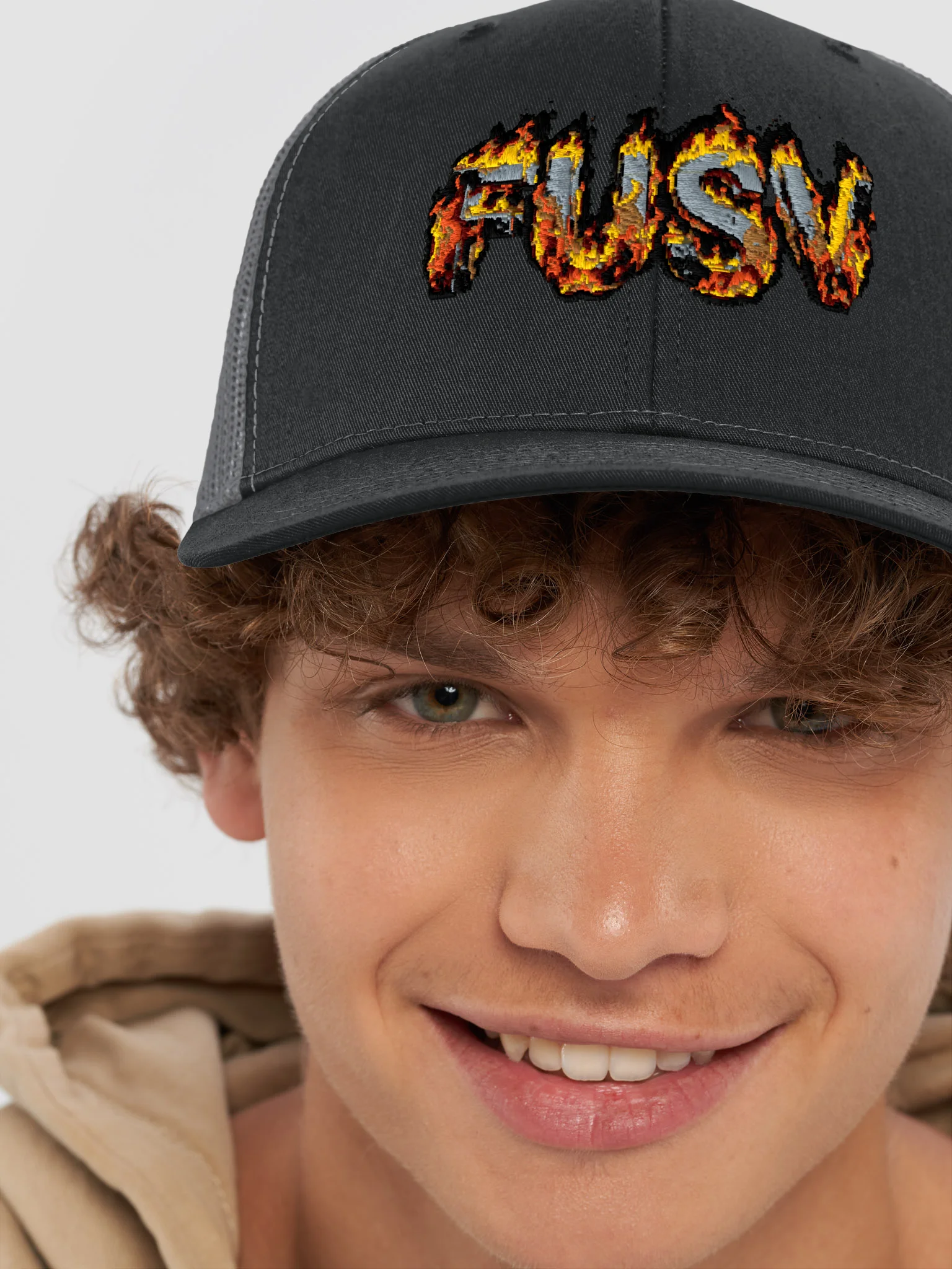 FUSV Trucker hat embroided product image (52)