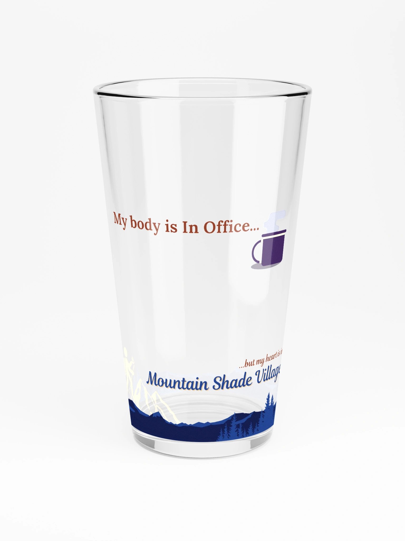 My Body is In Office Shaker Pint Glass product image (3)