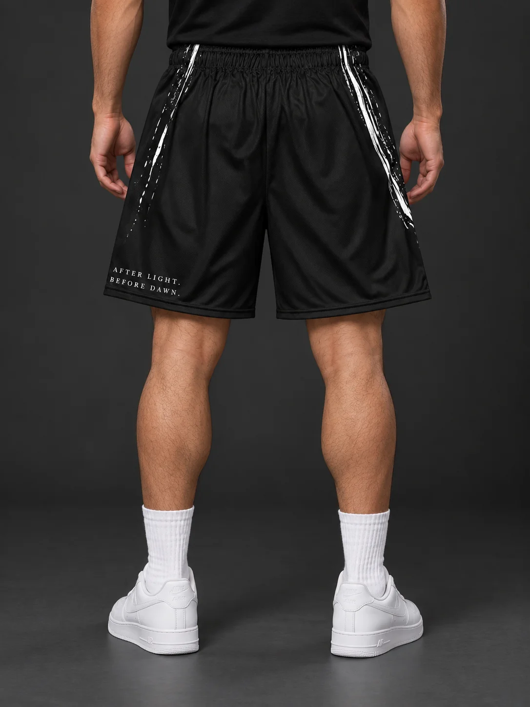 BLAVK NOCTURNE Athletic Shorts — Black product image (3)