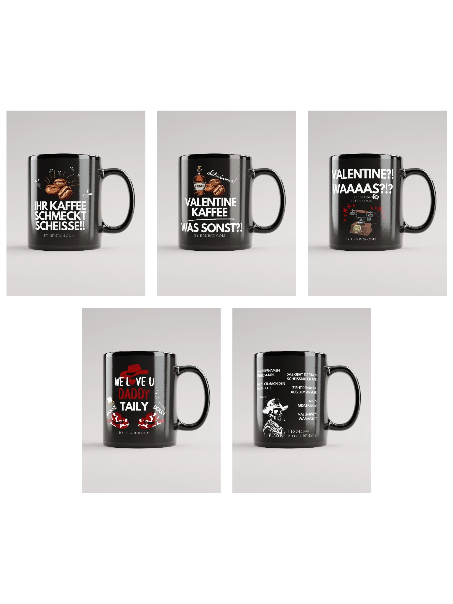 GEILE 5 MUG COLLECTION - Black Edition product image (1)