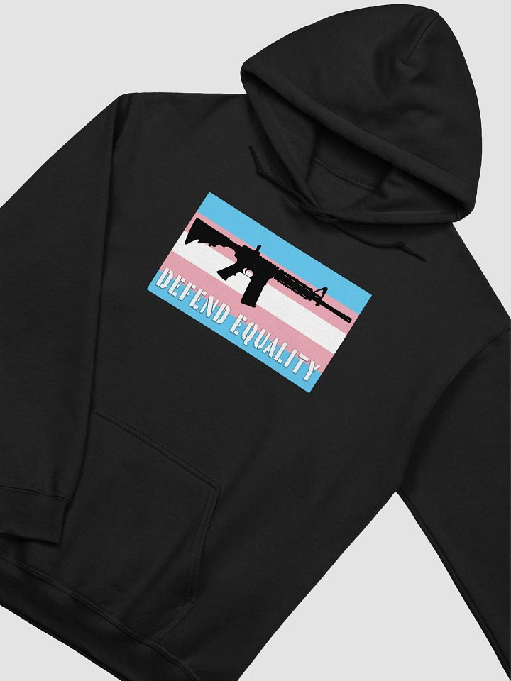 AR-15 Defend Equality Trans Flag Gildan Classic Hoodie product image (10)