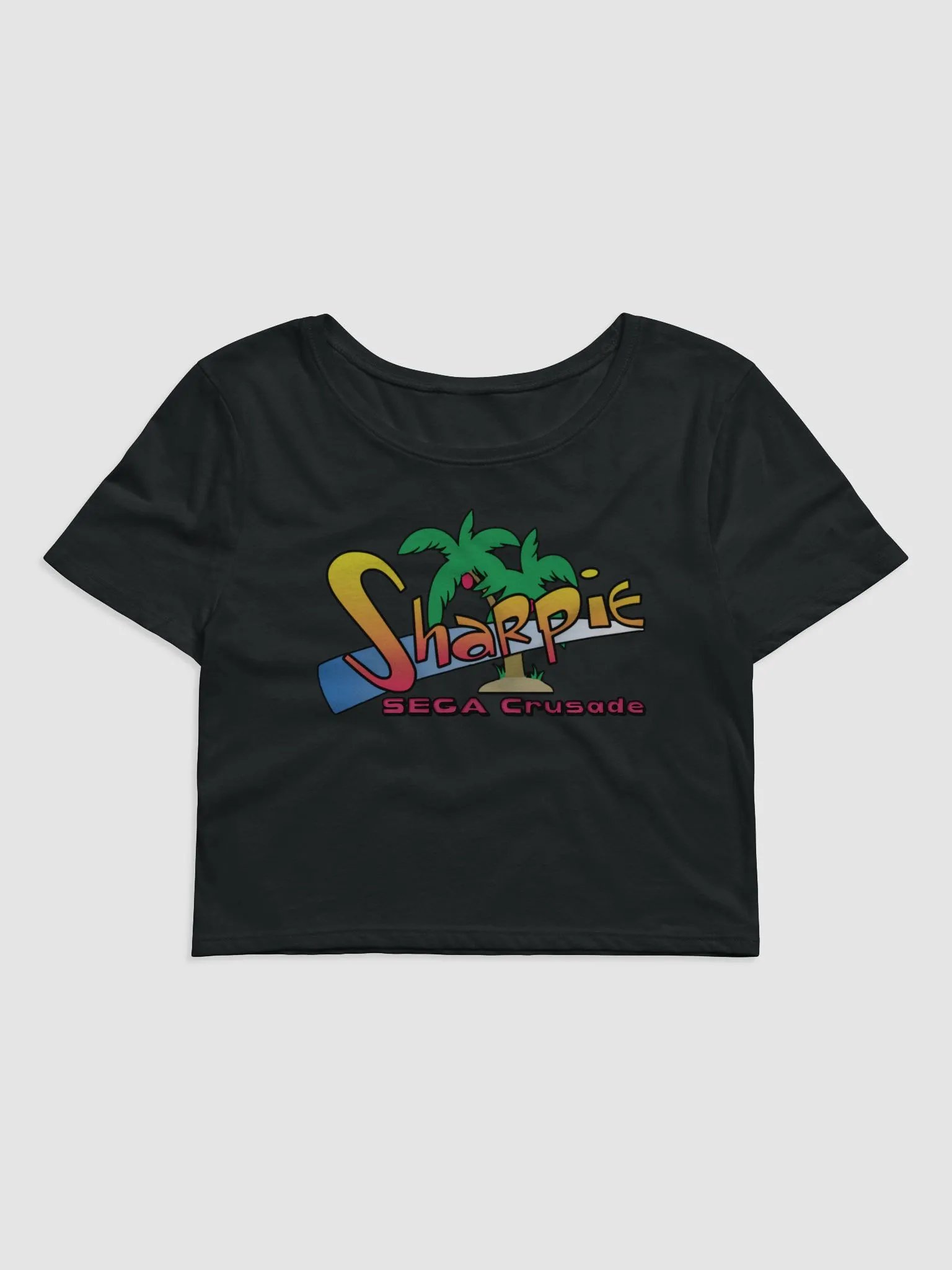 Sharpie SEGA Crusade (Womens Crop Tee) product image (1)