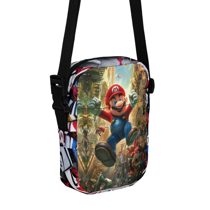 Buhay Tuklas Fantasy City Mario All-Over Print Crossbody Bag product image (1)