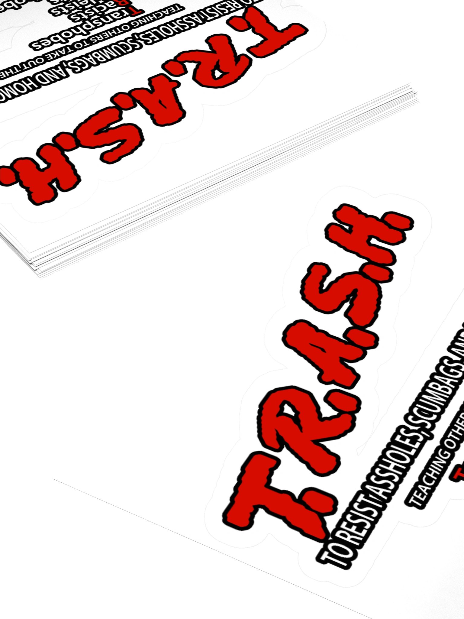 NEW! TRASH Sticker product image (4)