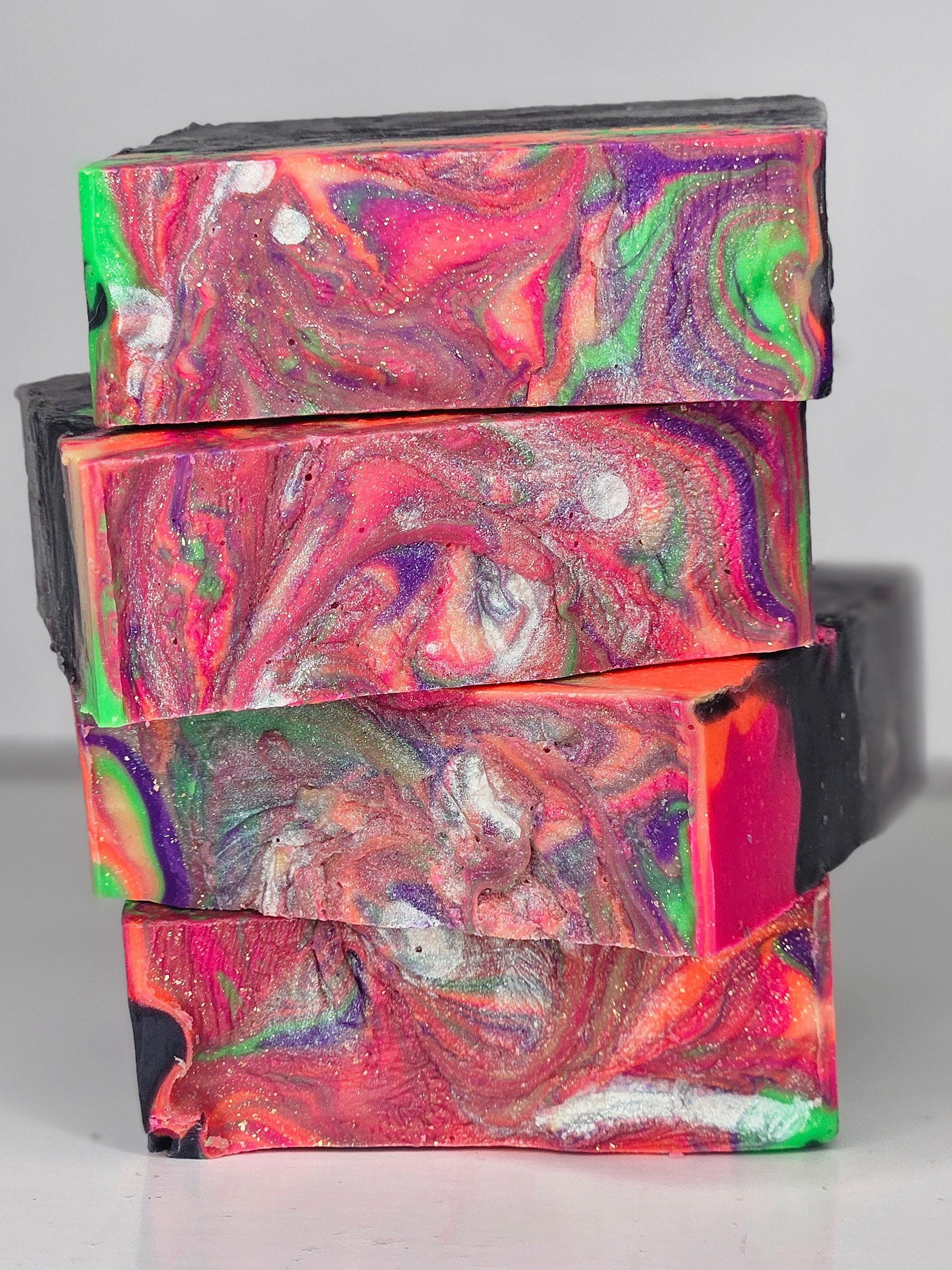 Northern Lights - Bergamot and Lime Neon Sky Soap! product image (1)