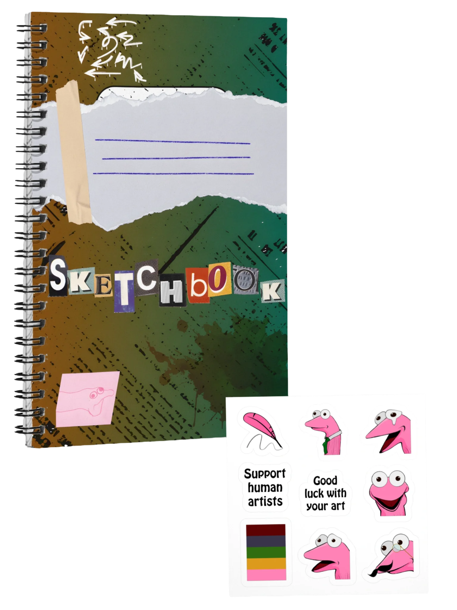Cartoon Artwork: Stationery Bundle product image (1)