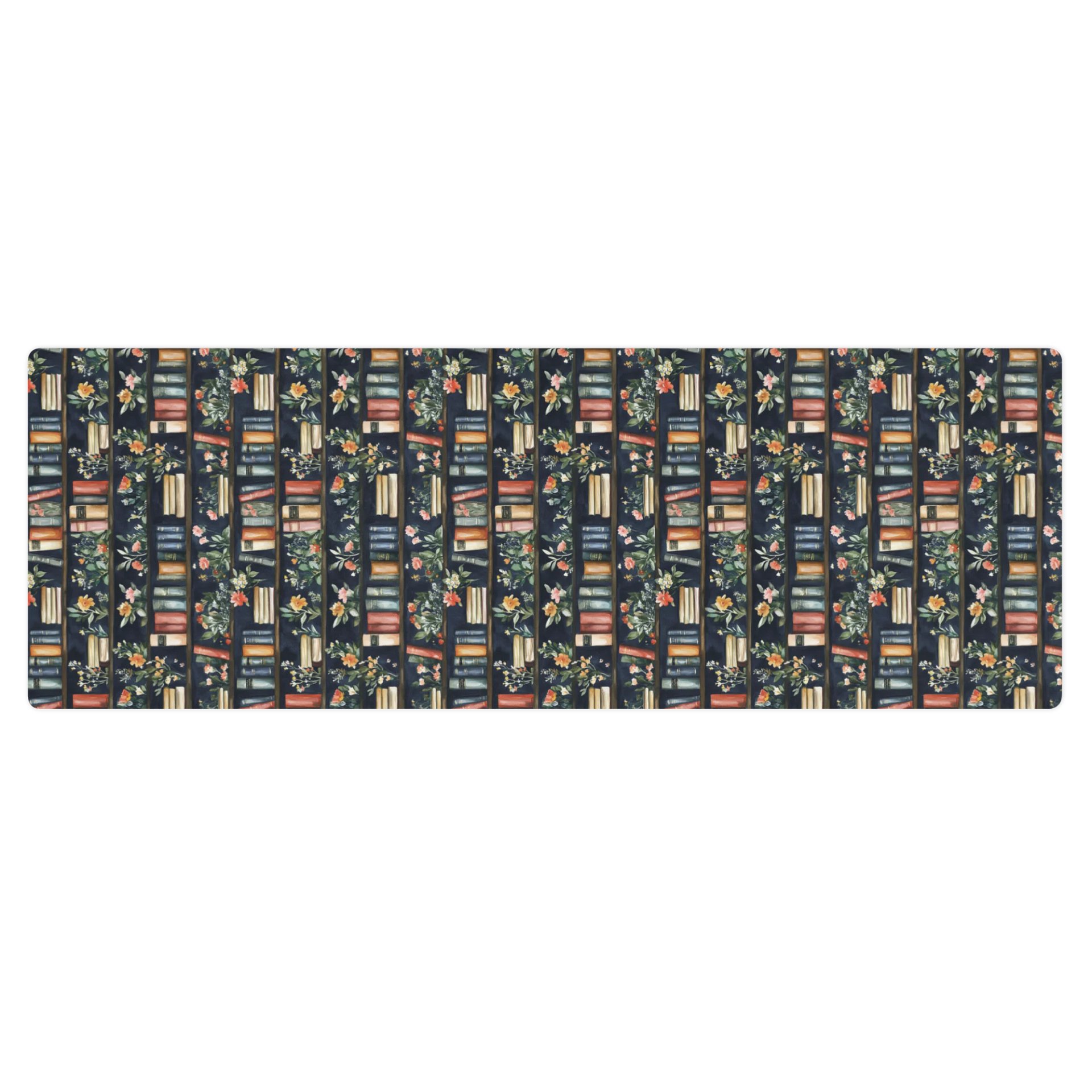 Bookshelf and Plants Yoga Mat by Treasure Pie product image (1)