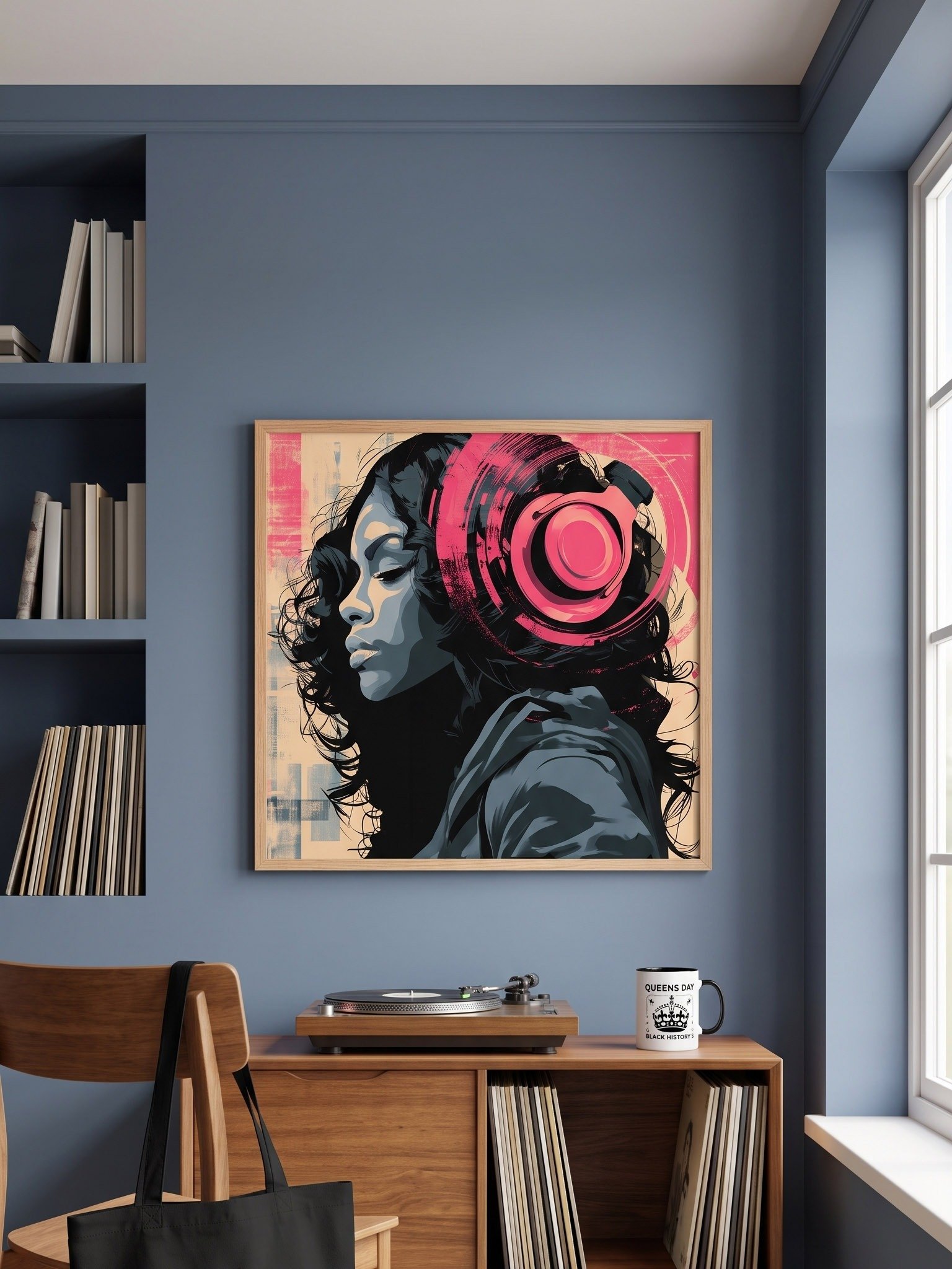 Wavelength · The Inner Ear No. 3 | Framed Art Print | Originology | Black History X product image (3)