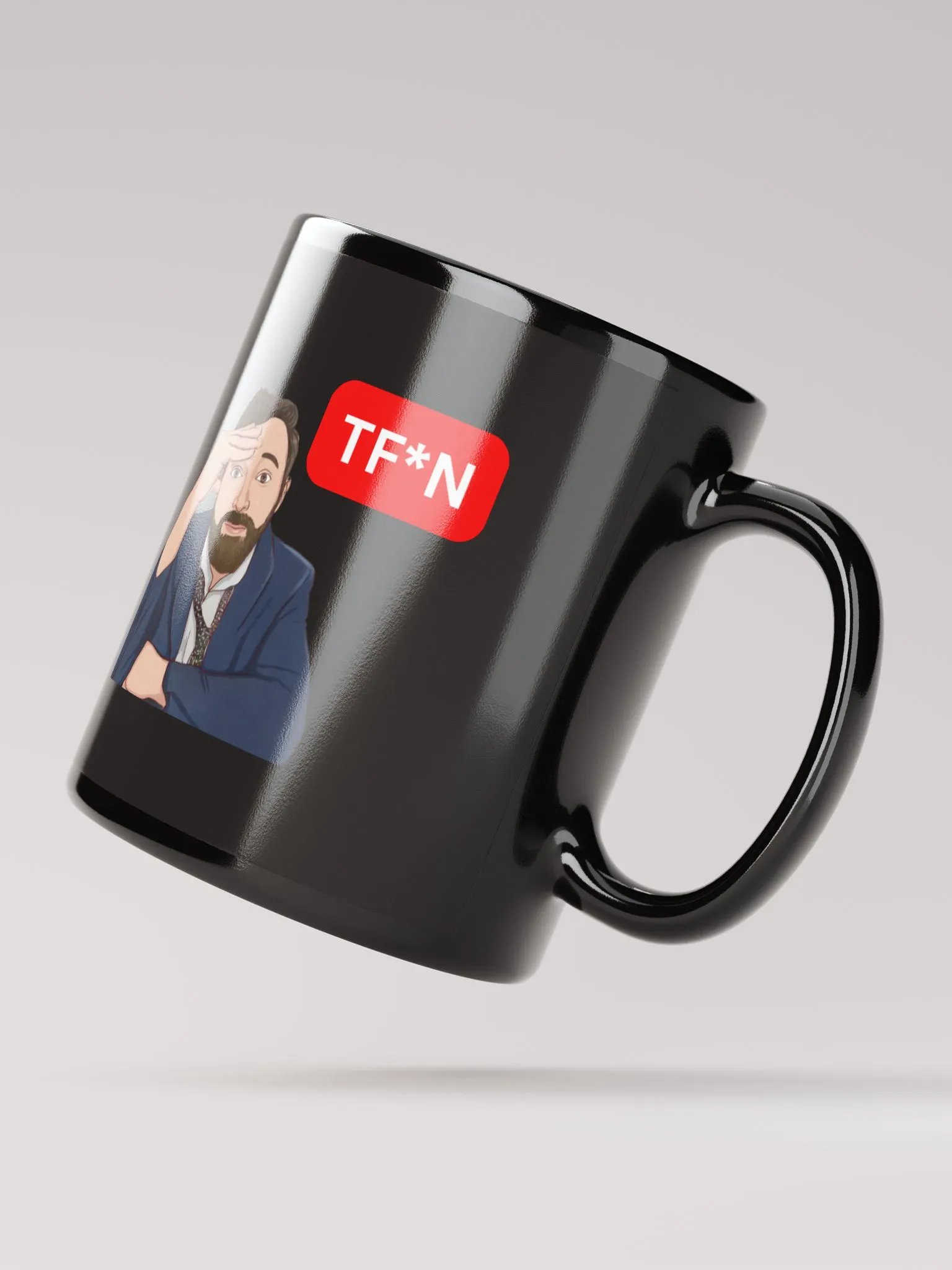 I Give a Care Kellerman Mug but in black! product image (3)