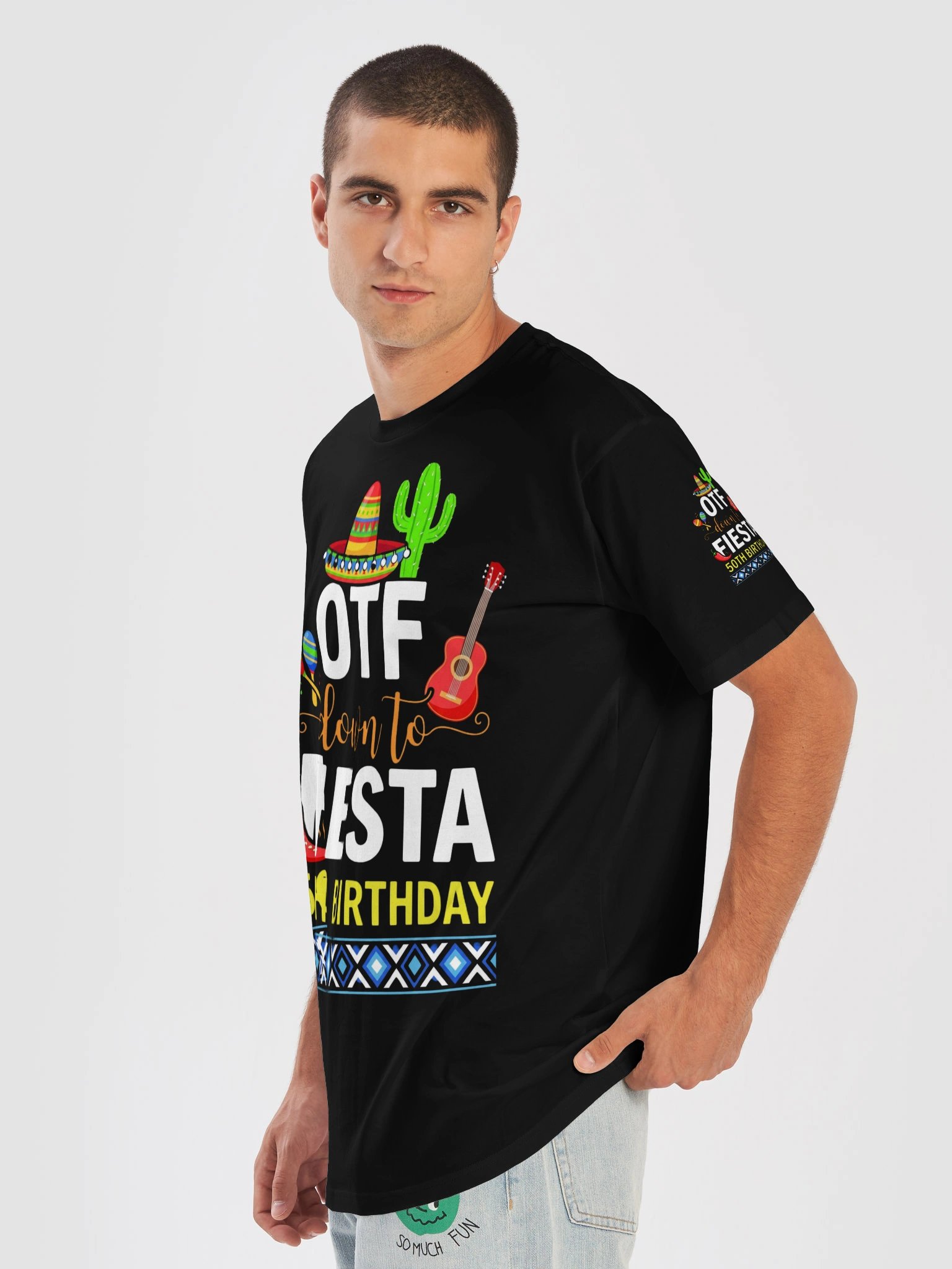 DTF Down to Fiesta Cinco De Mayo 50th Birthday T-Shirt product image (42)
