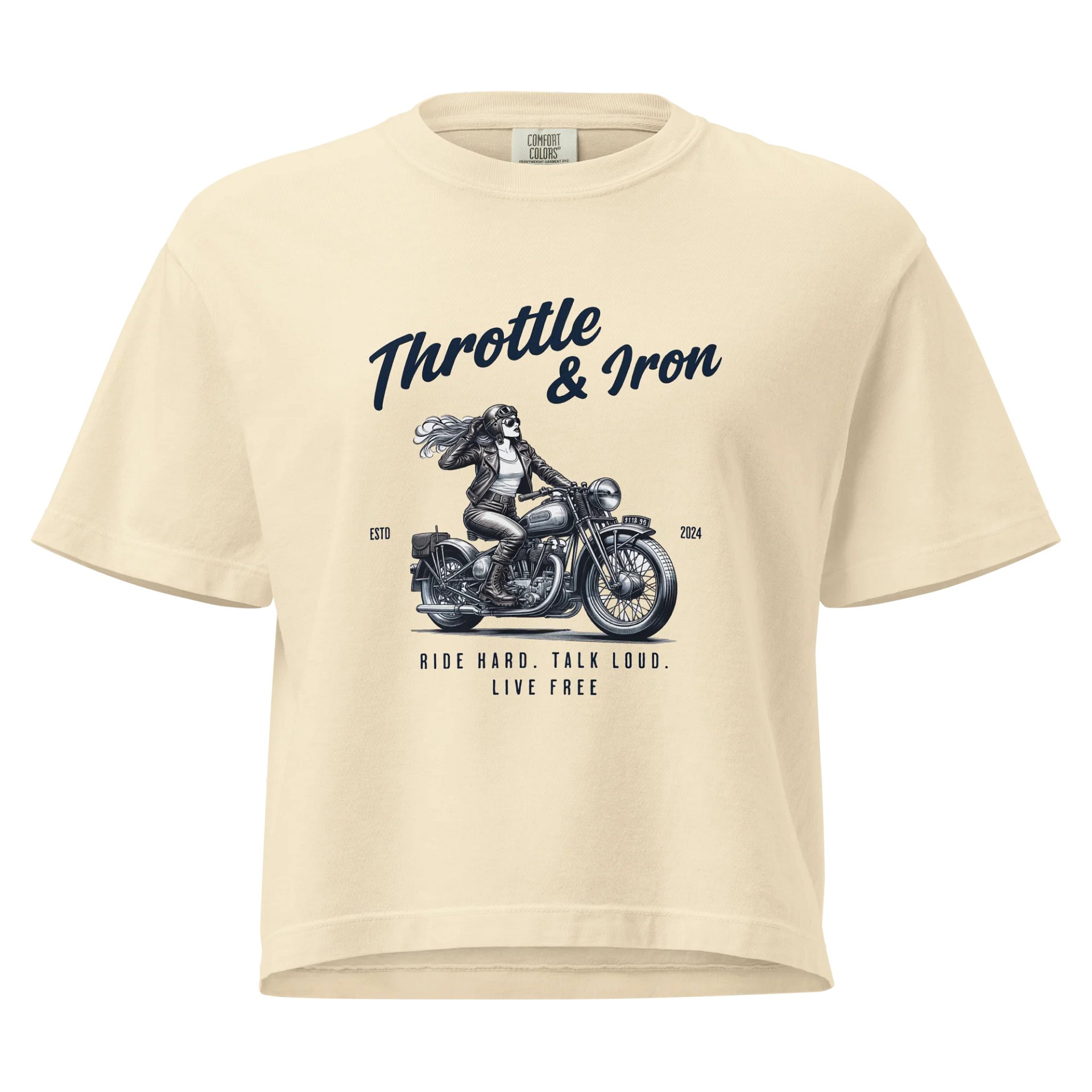 Throttle & Iron “Retro Rider” Tee — Classic Cruiser Edition product image (1)