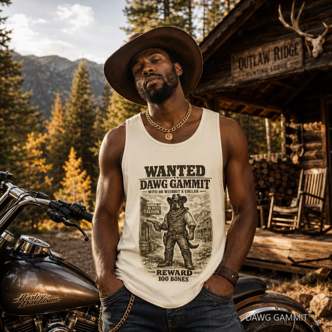 DAWG GAMMIT™ WANTED Rottweiler Muscle Tank product image (2)