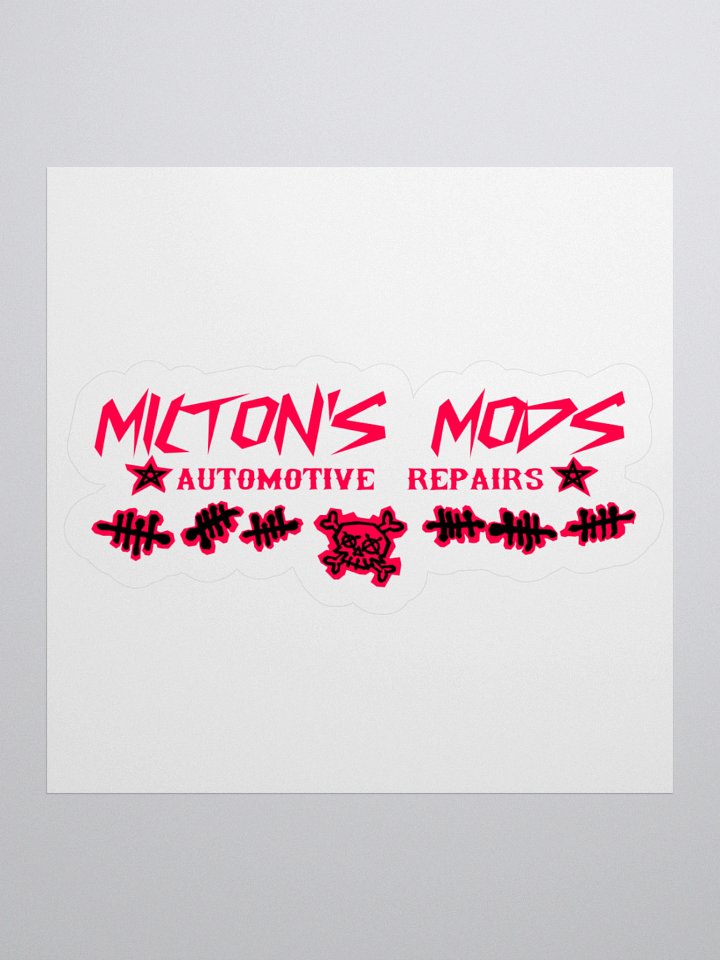 Milton's Mods Sticker product image (1)