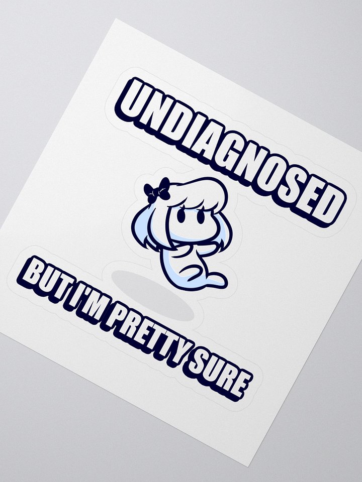 Mini Mona "Undiagnosed" Sticker product image (2)