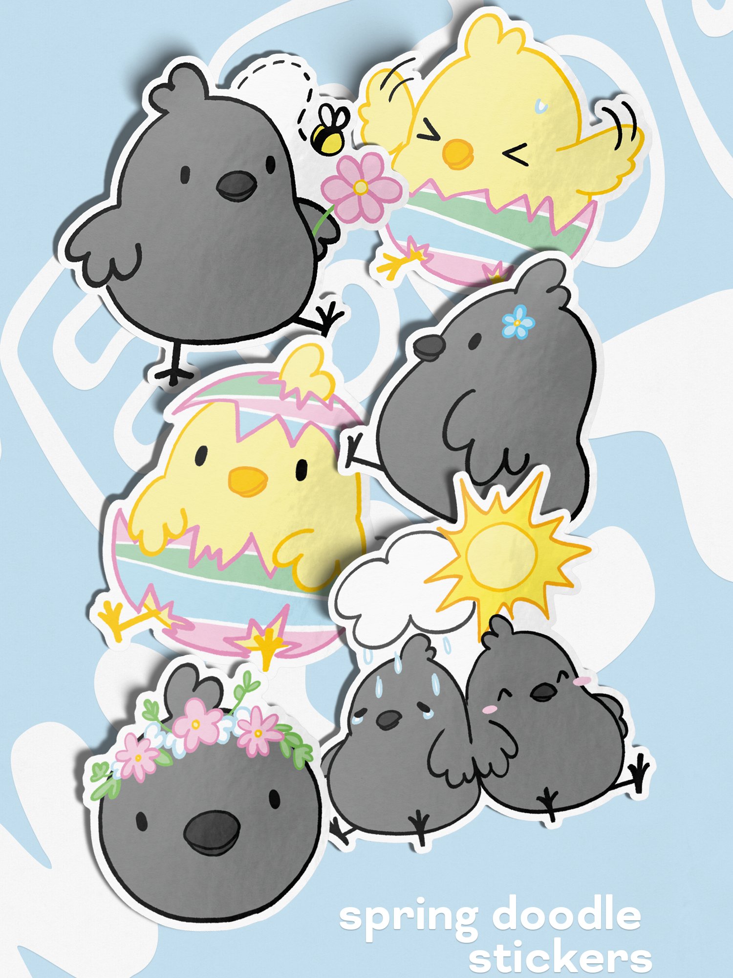 Spring Doodle Sticker Sheet product image (1)