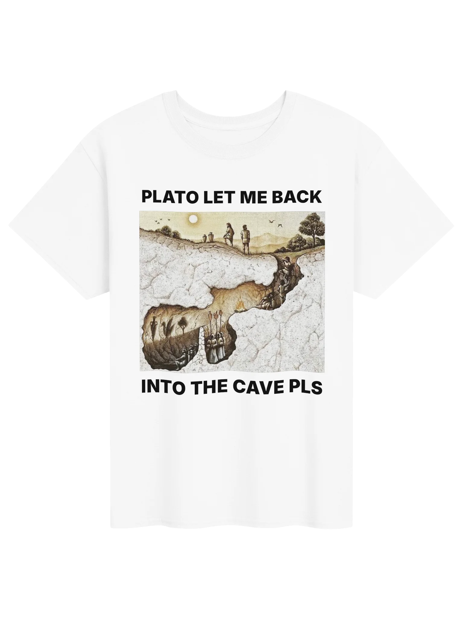 PLATO LET ME BACK INTO THE CAVE PLS product image (111)