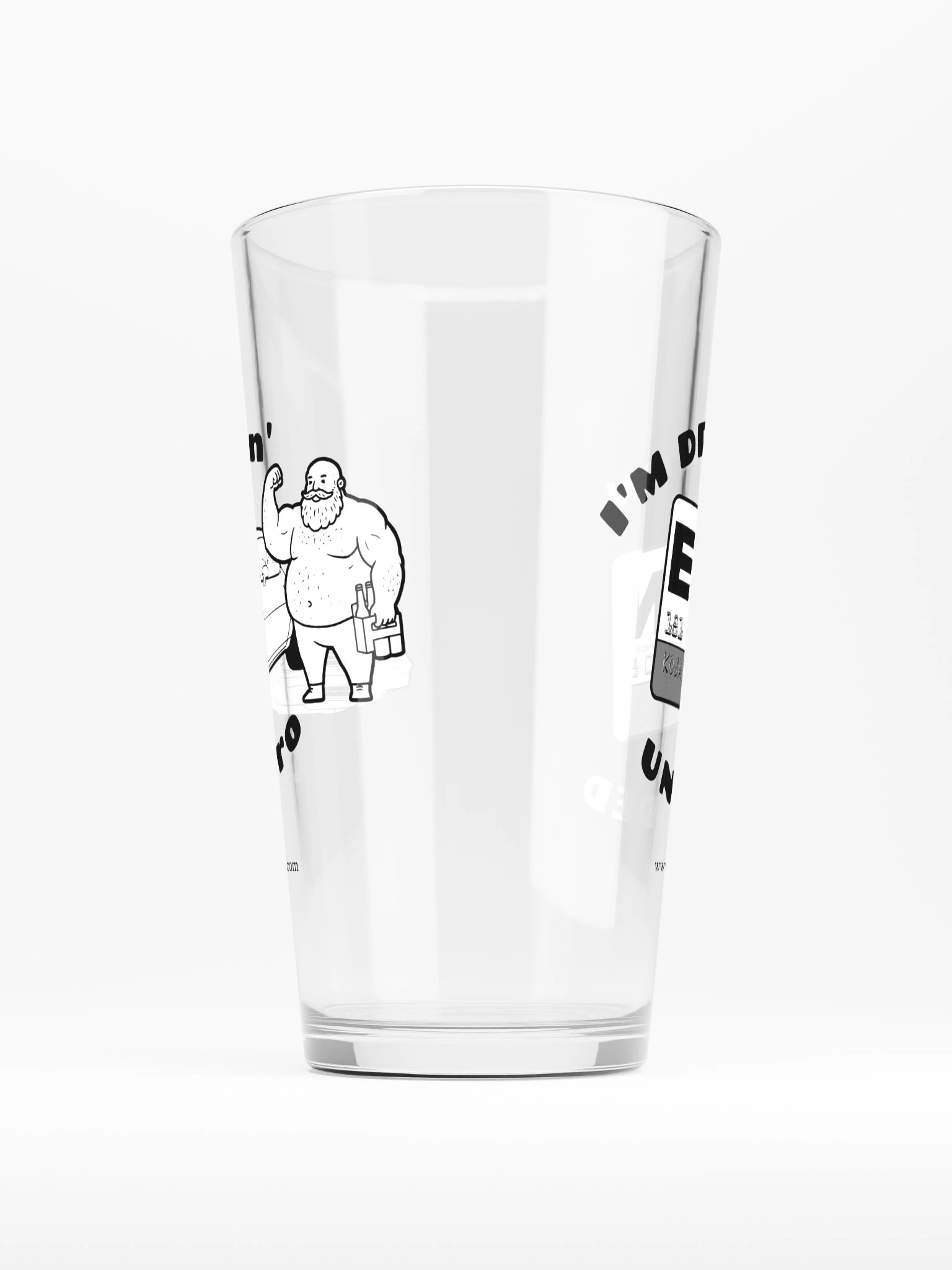 Bitchin' Camaro Unleaded Pint Glass product image (5)