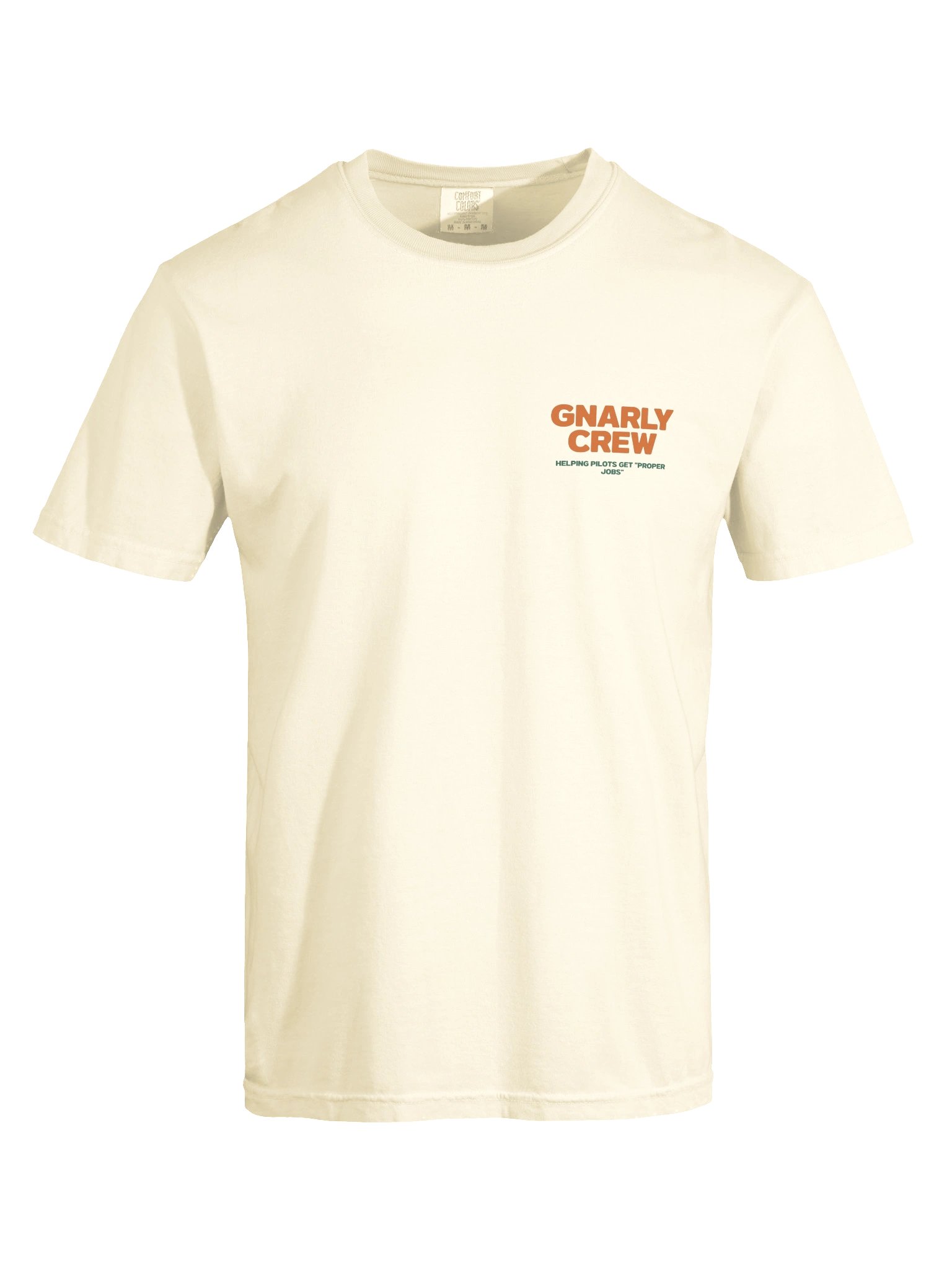 "Proper Jobs" Orange and Green Tee product image (1)