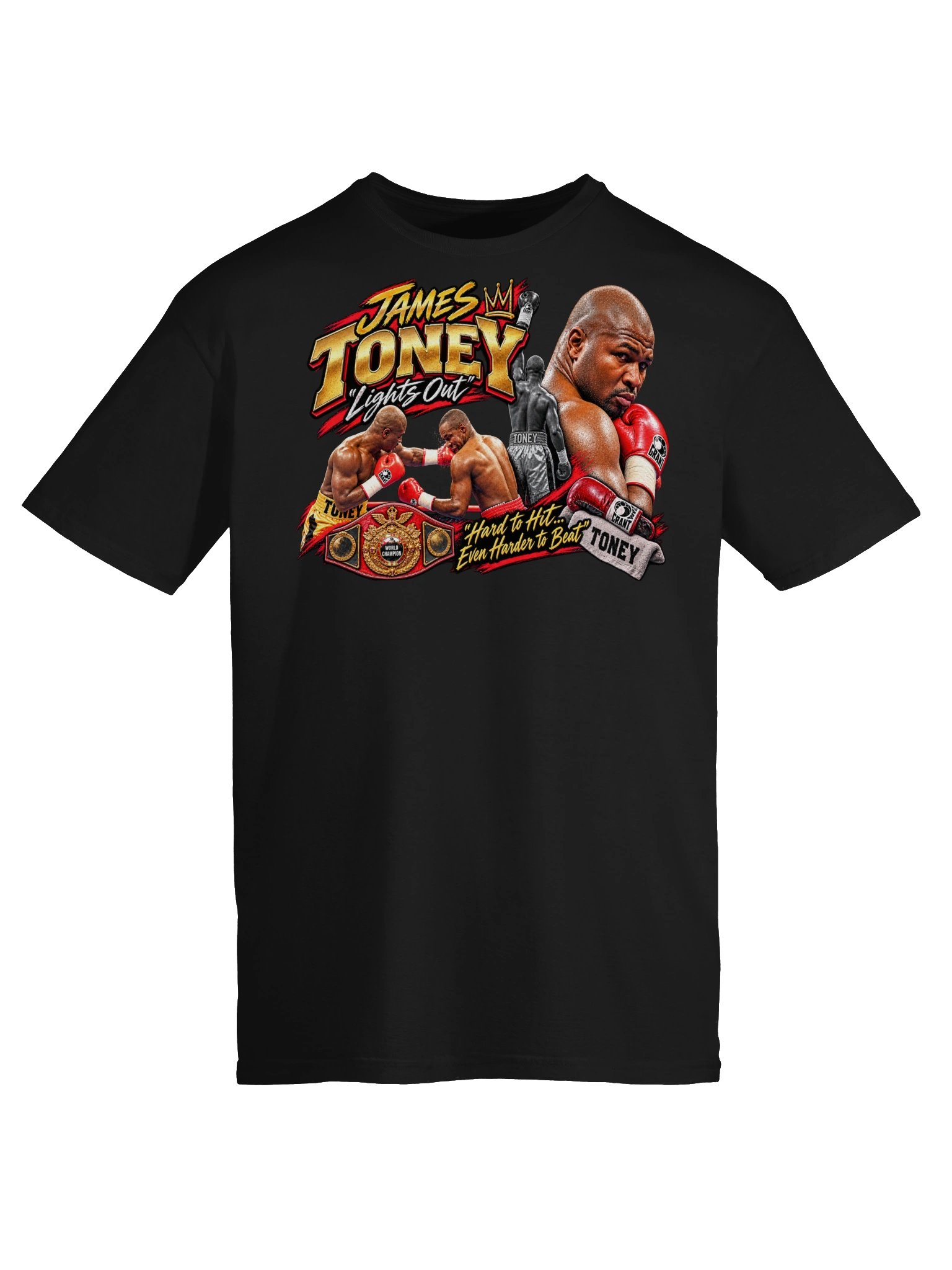 James Toney “Lights Out” Hall of Fame Champion Tee product image (5)