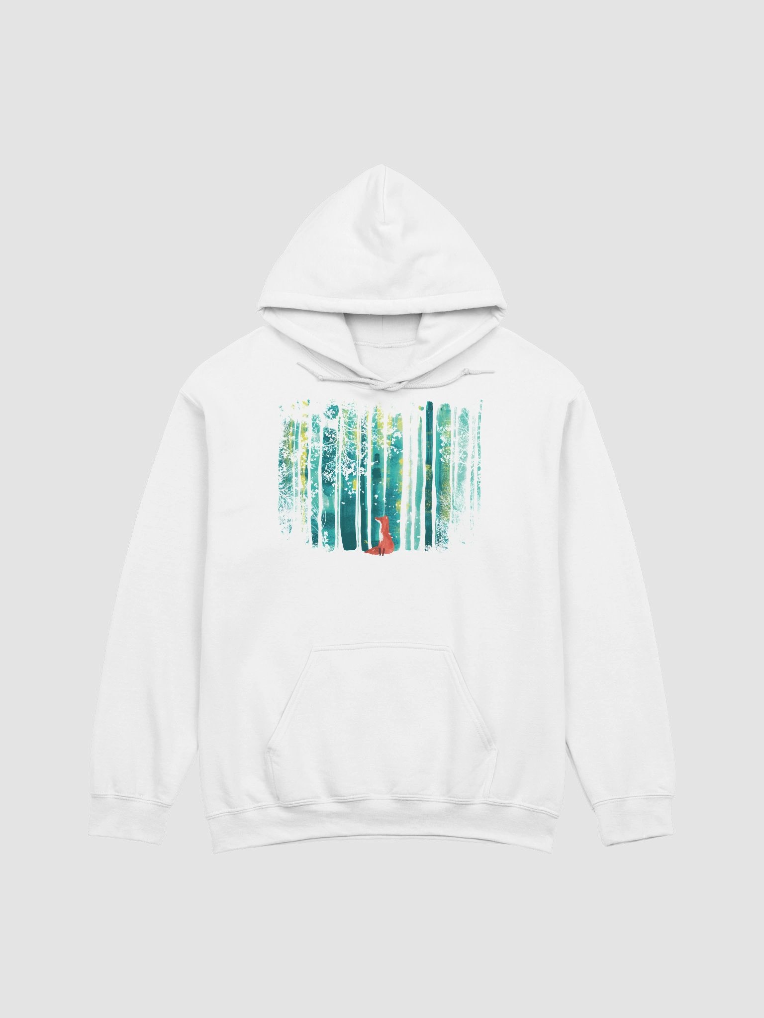 Lone fox graphic hoodie product image (2)