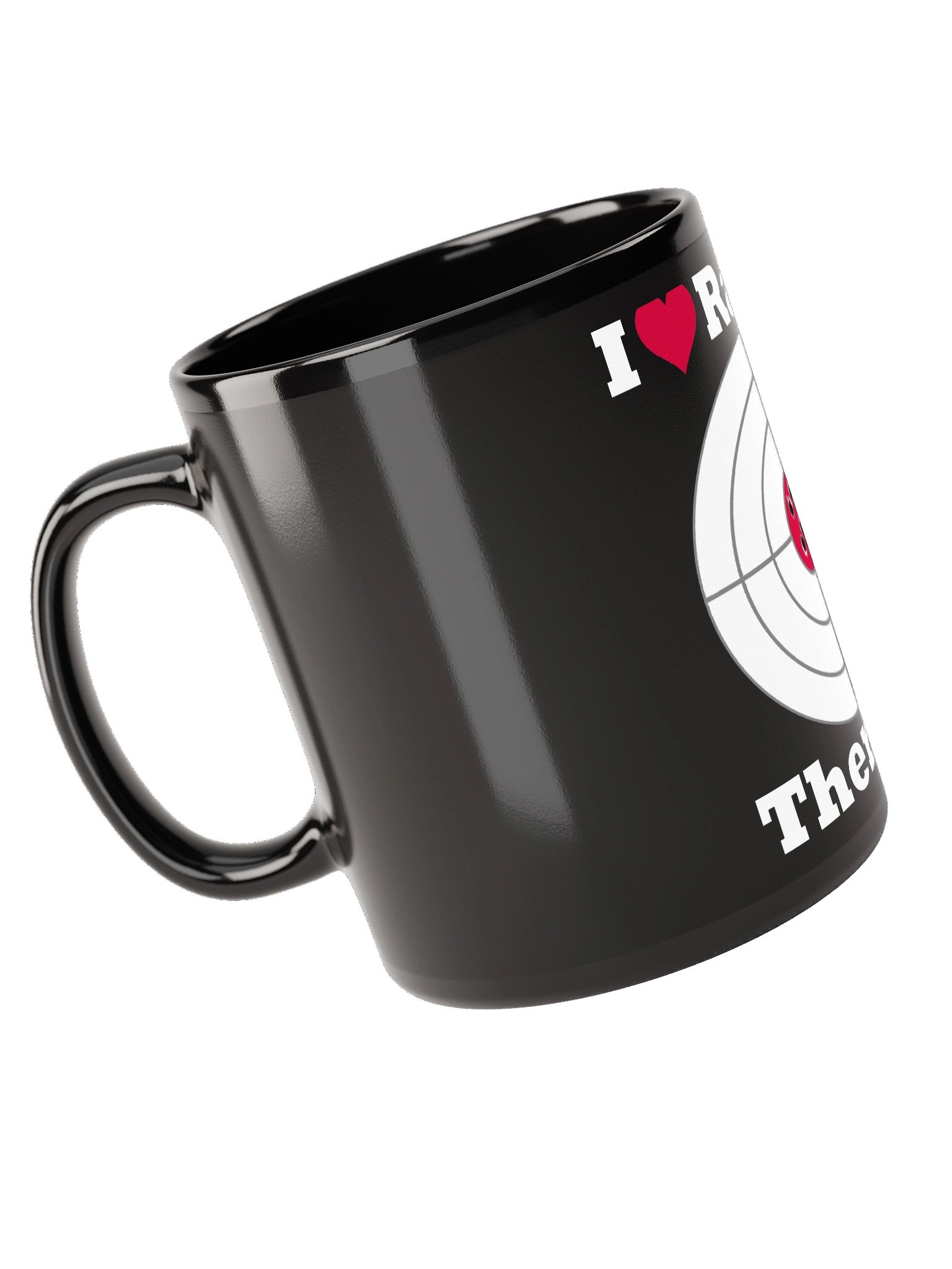 I LOVE Range Therapy Black Glossy Mug product image (2)