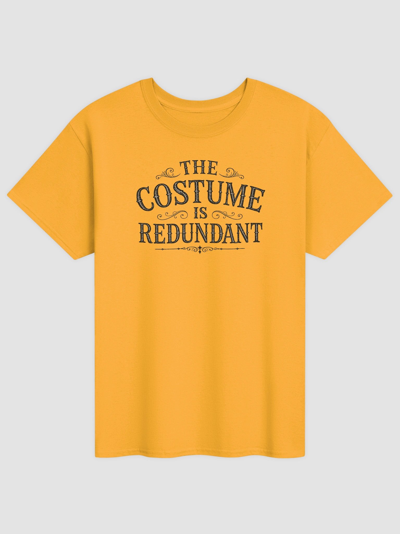 THE COSTUME IS REDUNDANT Halloween Unisex Cotton Heavyweight T-Shirt product image (21)