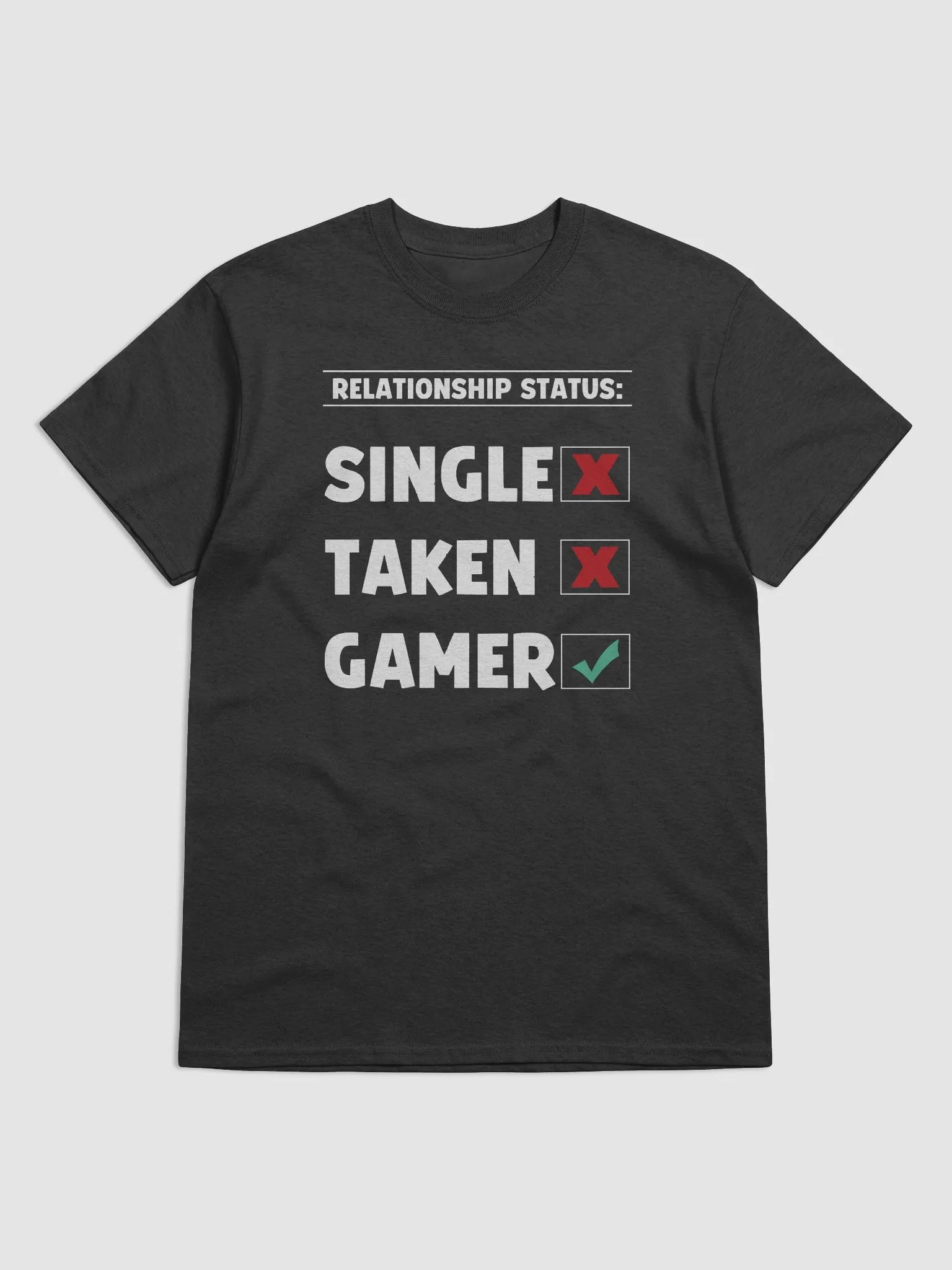 "Relationship Status" Funny Gamer T-Shirt product image (2)