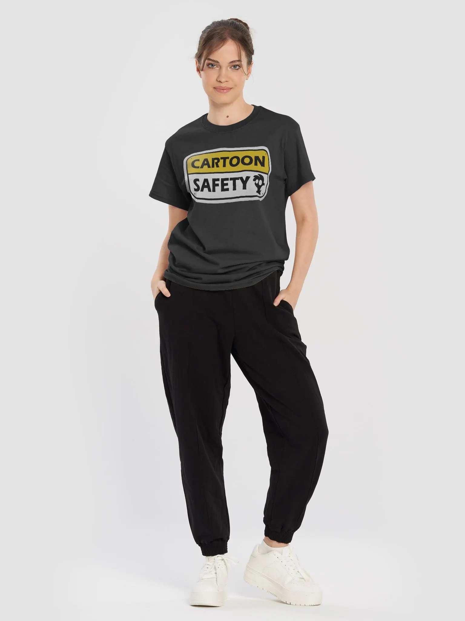 Cartoon Safety Logo T-Shirt product image (5)
