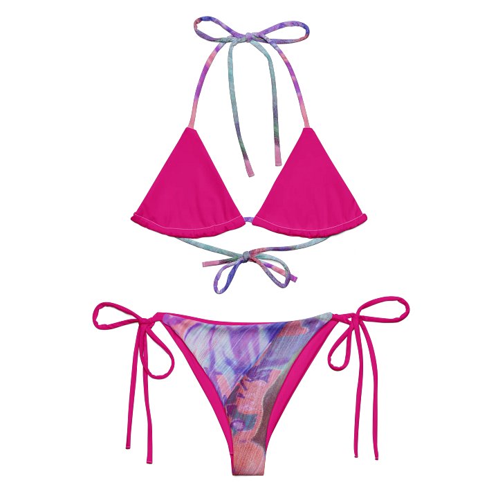 Paradise Breeze String Bikini in Violet Red Color product image (1)