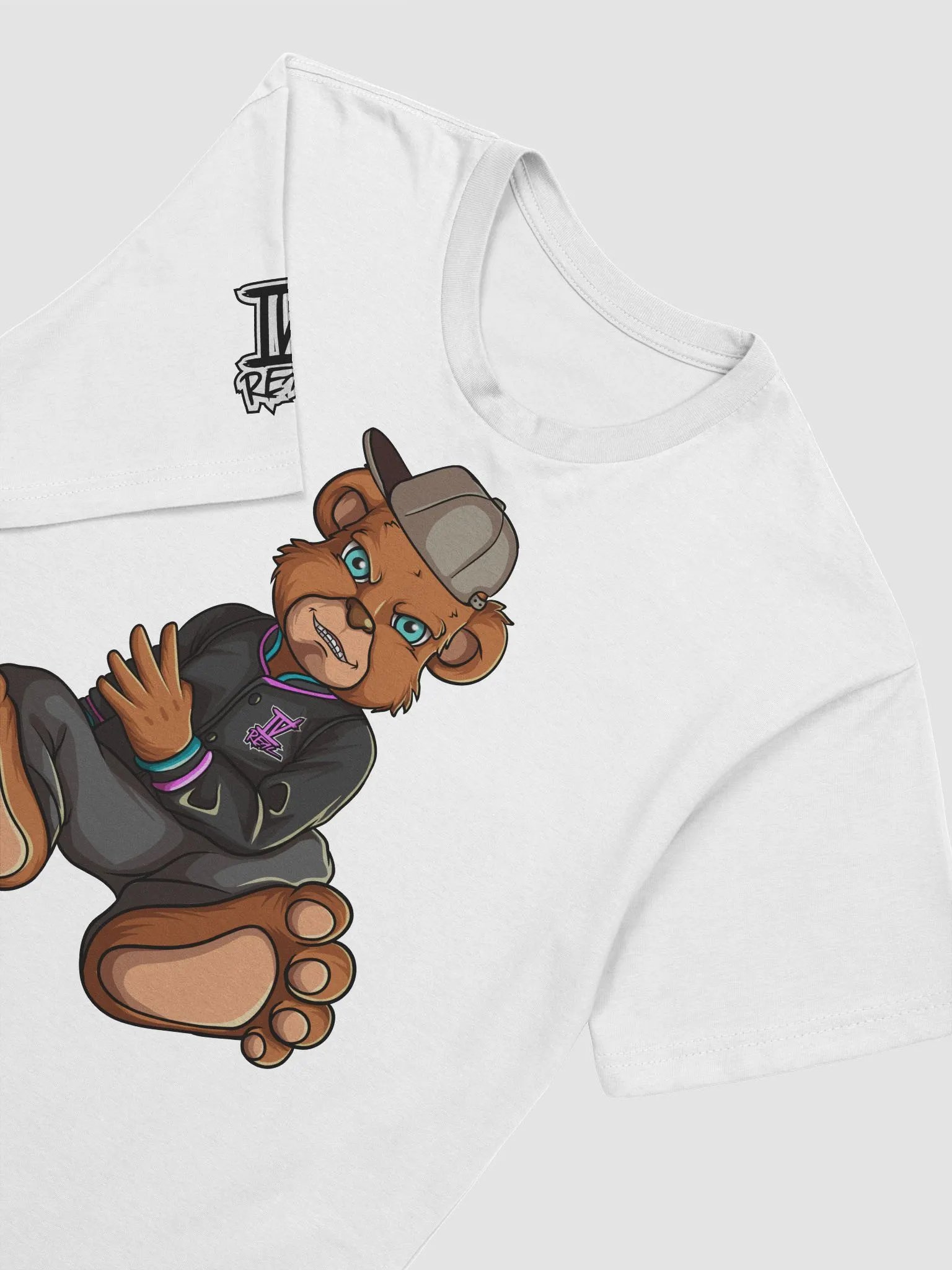 Sitting Bear White T-Shirt product image (4)